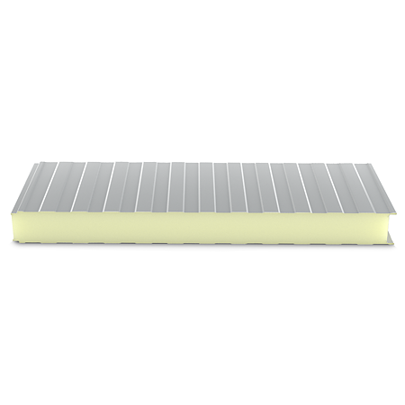 Panou sandwich perete, alb, RAL 9002, grosime 30 mm, dimensiune 6 x 1 m