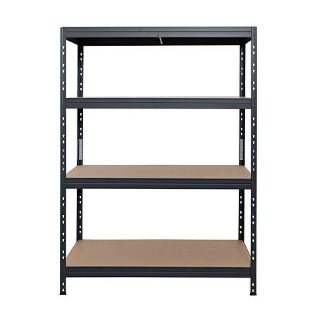 Raft Ar Shelving, lemn si metal, 4 polite, gri, 21 kg, 180 x 120 x 45 cm