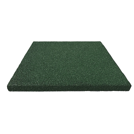 Dala cauciuc, verde, 50 x 50 x 2 cm