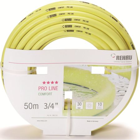 Furtun Rehau Po Line 3/4", cauciuc, 50 m, galben