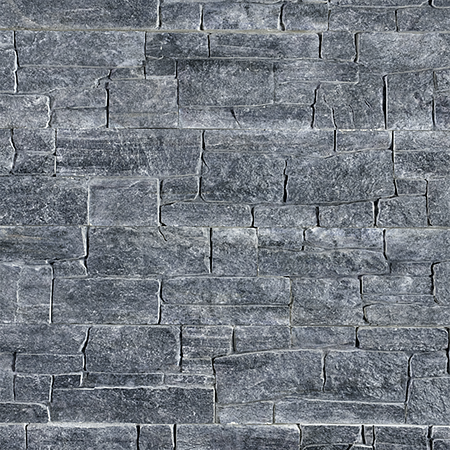 Piatra decorativa Modulo Rugged Ledgestone Grey pentru interior/exterior, 55.5 x 14.5 cm