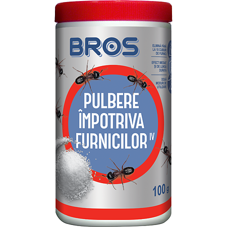 Bros Pulbere furnici interior si exterior, 100 grame