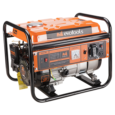 Generator curent electric monofazic Evotools, 1 kW, 1 x 230 V, capacitate rezervor 7 l