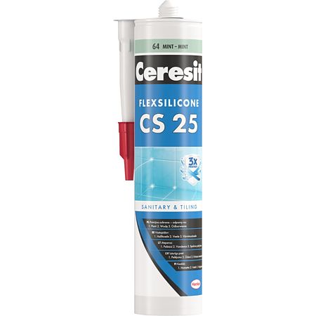 Silicon Sanitar Ceresit CS 25, Caramel, 280 ml