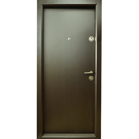 Usa metalica de intrare in apartament Arta Door 101, cu fete din MDF laminat, deschidere stanga, culoare wenge, 880 x 2010 mm