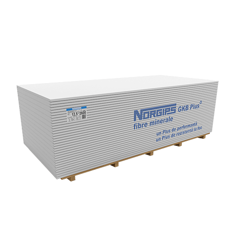 Placa gips carton Norgips GKB Plus,12.5 x 2600 x 1200 mm