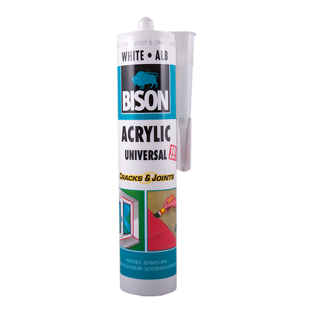 Silicon Acril Bison alb 300 ml