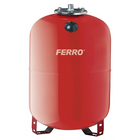 Vas de expansiune pentru apa calda Ferro CO60S, montaj pe pardoseala, rosu, 60 l 