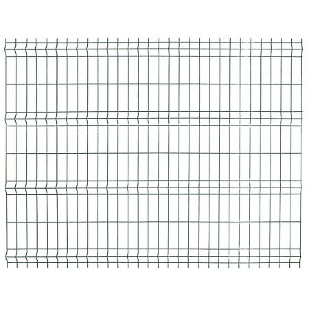 Panou gard bordurat zincat, verde, RAL 6005, 2000 x 2000 mm