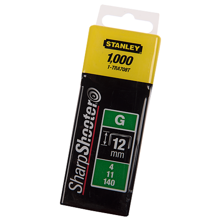 Capsele Stanley, de tip G, 12 mm, 1000 bucati 