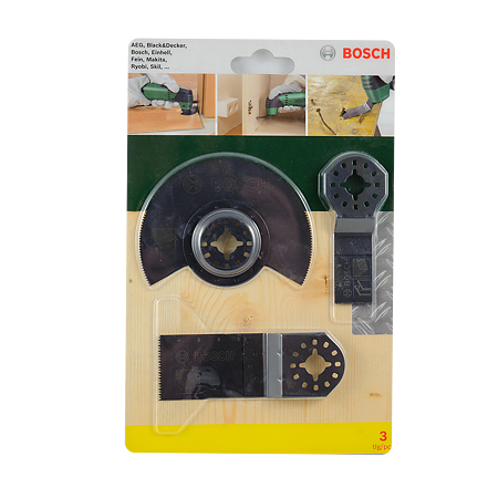 Set 3 accesorii Bosch, pentru lemn