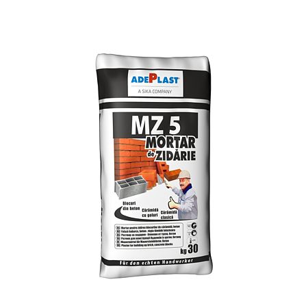 Mortar pentru zidarie Adeplast MZC 50, interior/exterior, 30 kg