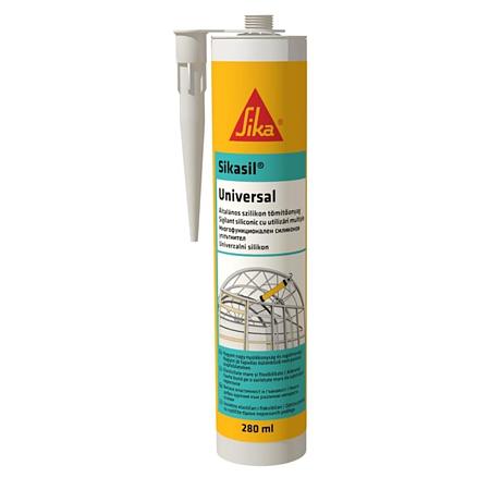 Silicon universal Sikasil, interior/exterior, alb, 280 ml