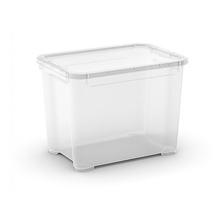 Cutie depozitare cu capac Keter model T, transparent, 20 L