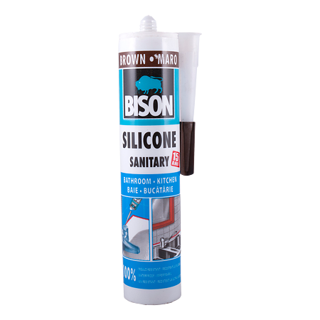 Silicon Sanitar Bison maro 280 ml