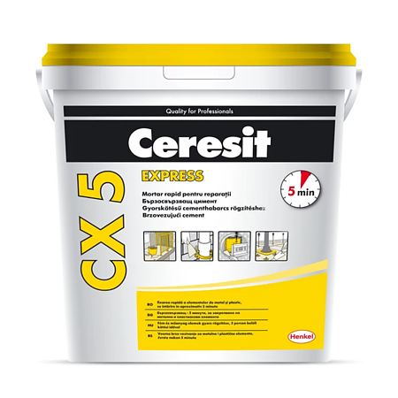 Mortar de reparatii Ceresit CX 5, interior, 5 kg