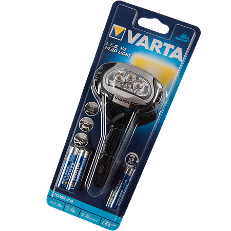 Lanterna cap Varta, 3 x AAA, 22 lm