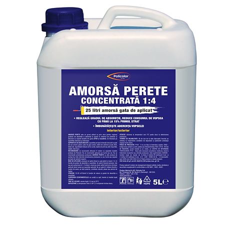 Amorsa perete Policolor, interior/exterior, 5 L