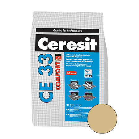 Chit de rosturi gresie si faianta Ceresit CE 33, bahama, interior, 2 kg