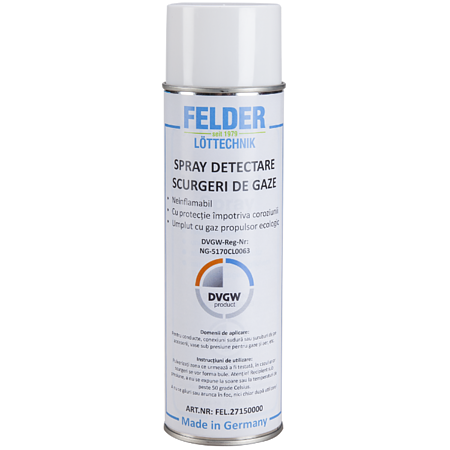 Spray detectare scurgeri gaz Felder, 400 ml