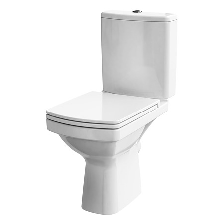 Set compact WC Cersanit Soft, ceramica, alb, 5 l, 65 x 78.5 x 36.5 cm