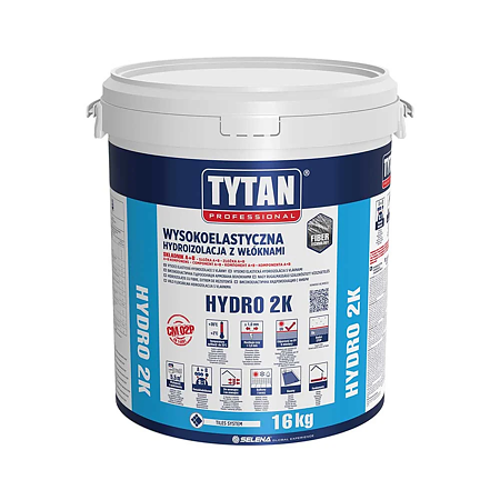 Hidroizolatie lichida Tytan Hydro 2K, elastica, 16 kg