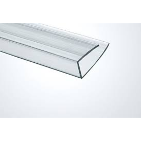 Profil U policarbonat transparent, L= 2,1 m, grosime 6 mm