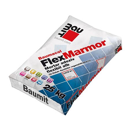 Adeziv pentru marmura si piatra naturala, Baumit Baumacol FlexMarmor, 25 kg