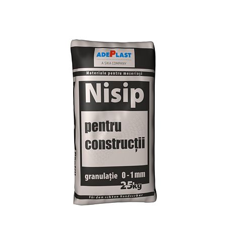 Nisip pentru constructii, Adeplast, interior / exterior, 25 kg