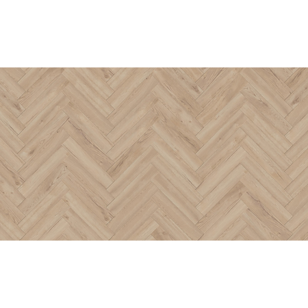 Parchet laminat 8 mm Kronotex Herringbone HB 3678, nuanta deschisa, stejar Toulouse, clasa de trafic 32, click, 655 x 133 mm