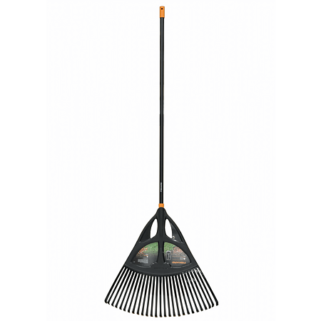 Grebla frunze Fiskars Solid, XL, 1750 mm, aluminiu, negru