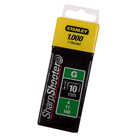 Capsele Stanley, de tip G, 10 mm, 1000 bucati 