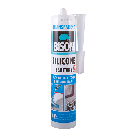 Silicon Sanitar Bison transparent 280 ml