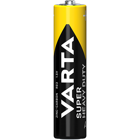 Set 4 baterii Varta Heavy Duty R3, carbon-zinc, 8.7 g