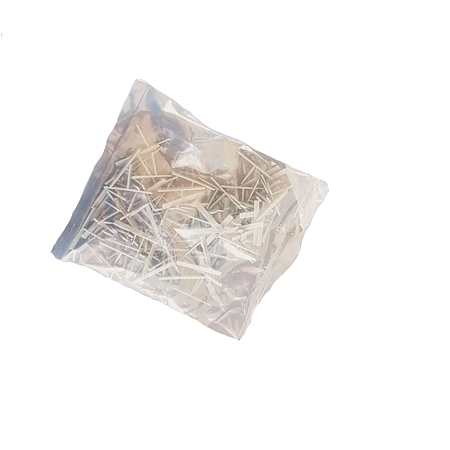 Distantieri T 1,5 mm, pentru gresie si faianta, plastic, 100 buc/punga