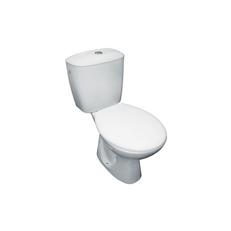 Set WC Fayans Canto N Block, ceramica, alb, evacuare verticala, max. 6 l, 78 x 65.5 x 36.5 cm