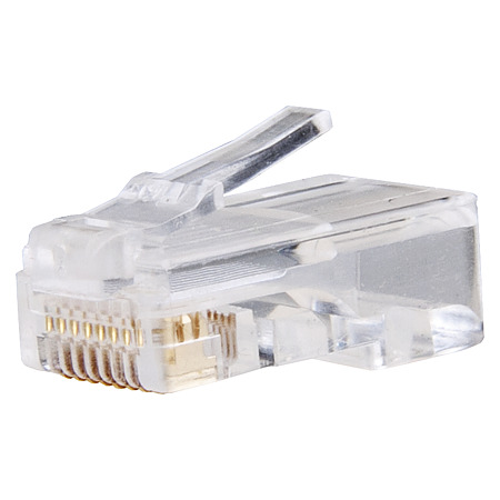 Set conectori RJ45 Emos, pentru cablu UTP CAT5E, alb, 20 buc