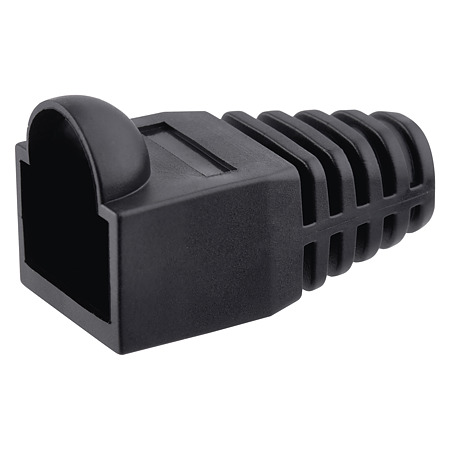 Manson de protectie pentru mufa RJ45, negru, 20 × 90 × 130 mm 