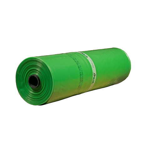 Folie polietilena Glia UV, 0,15 mm grosime, PE natur, verde, rezistenta UV 36 luni, 4,20 m latime