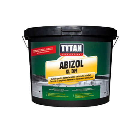 Adeziv bituminos KL-DM Abizol, pentru carton bitumat, negru, 9 kg