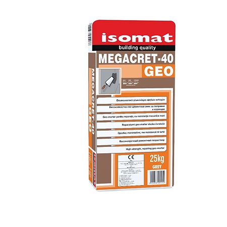 Mortar pentru zidarie Isomat Megacret-40 Geo, gri, 25 kg