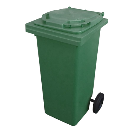 Pubela cu rotile Napochim, verde, 120 l