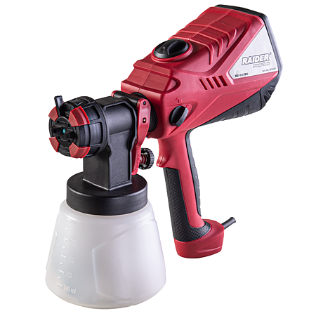  Pistol de vopsit Raider RD-SGC09, 600 W, debit 1.2l/min, rezervor 1000 ml 