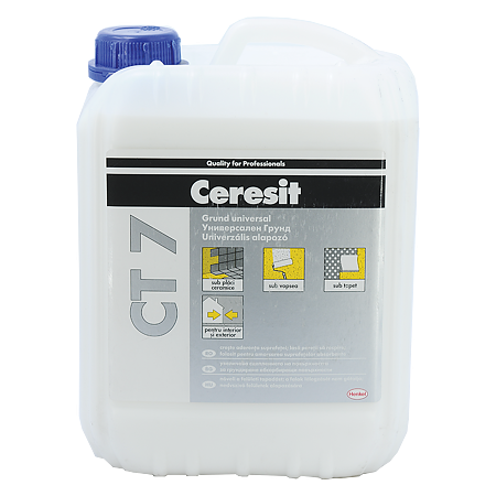 Grund universal Ceresit CT 7, interior/exterior, 5 L