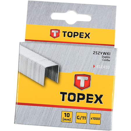 Capse Topex, pentru tapiterie, de tip G, 10 mm, 1000 buc