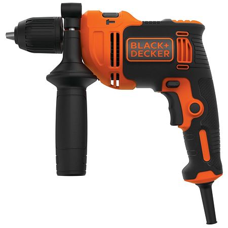 Masina de Gaurit cu percutie Black&Decker, Negru / Portocaliu, BEH710, 710 W, 2800 rpm