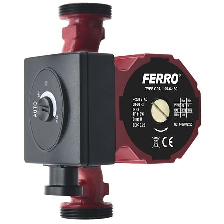 Pompa circulatie Ferro Weberman GPA II 0606W, 32/60/180, 3 trepte, IP42, 4 mc/h