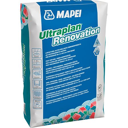 Sapa rapida autonivelanta Mapei Ultraplan Renovation, interior, gri, 23 kg